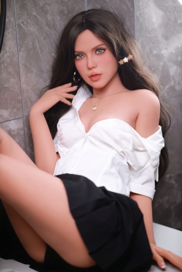 ¡Muñeca Sexual Copa C Con Cabello Castaño Y Encanto - Imagen 4