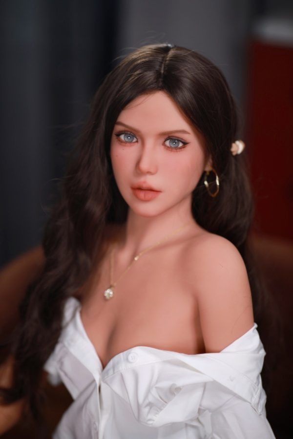 ¡Muñeca Sexual Copa C Con Cabello Castaño Y Encanto - Imagen 6